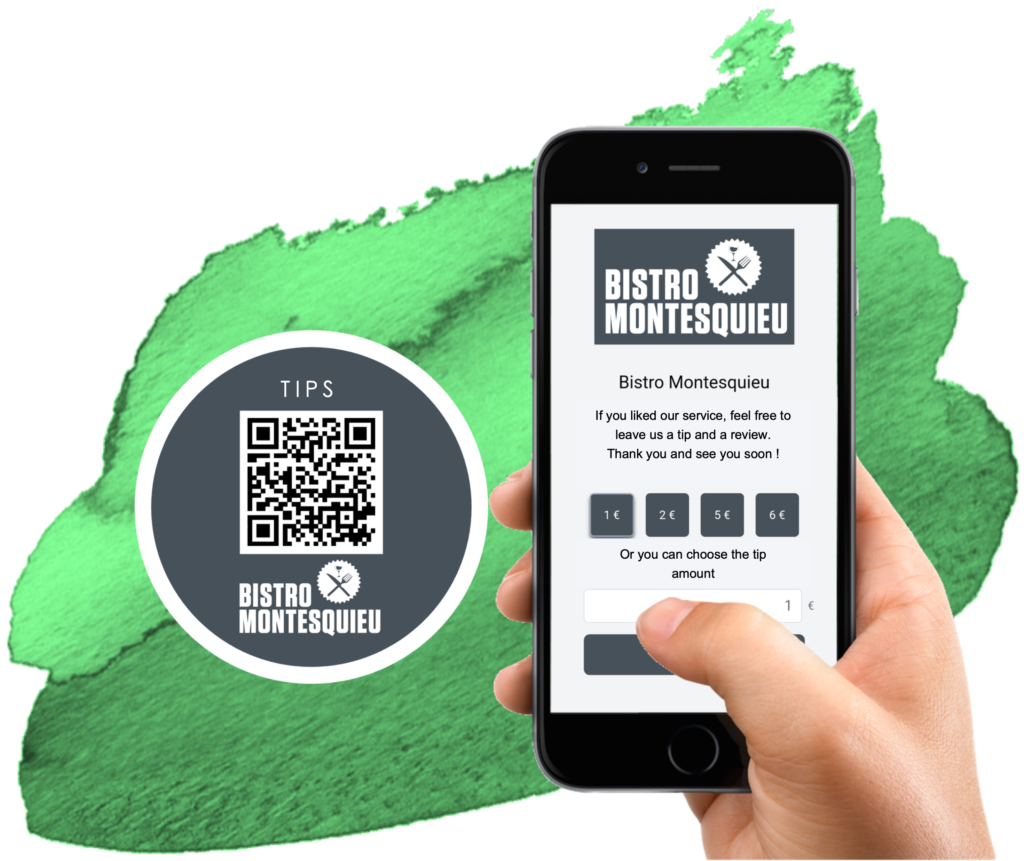 digital tip qr code solution